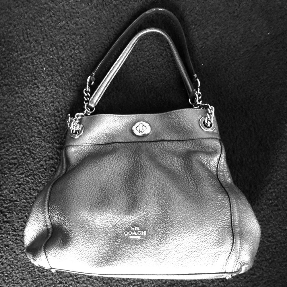 Coach Gunmetal Eddie Bag